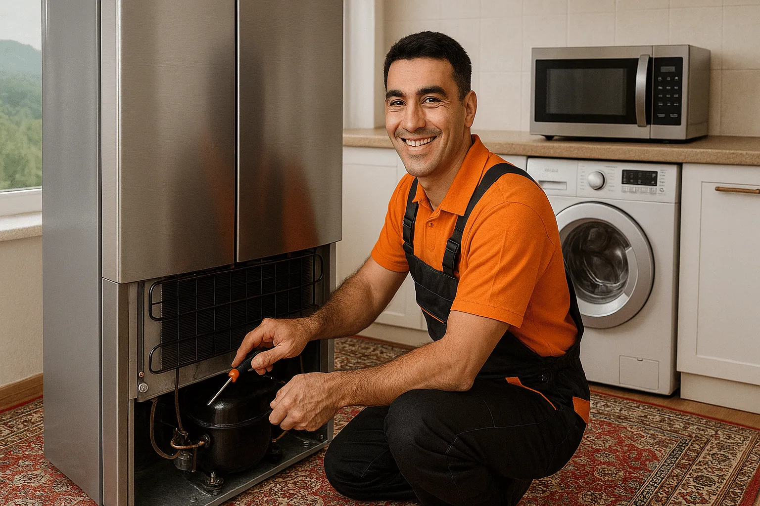 تعمیرات و سرویس لباسشویی دیپوینت در ساوه در منزل