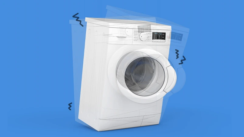 علت لرزش ماشین لباسشویی ال جی