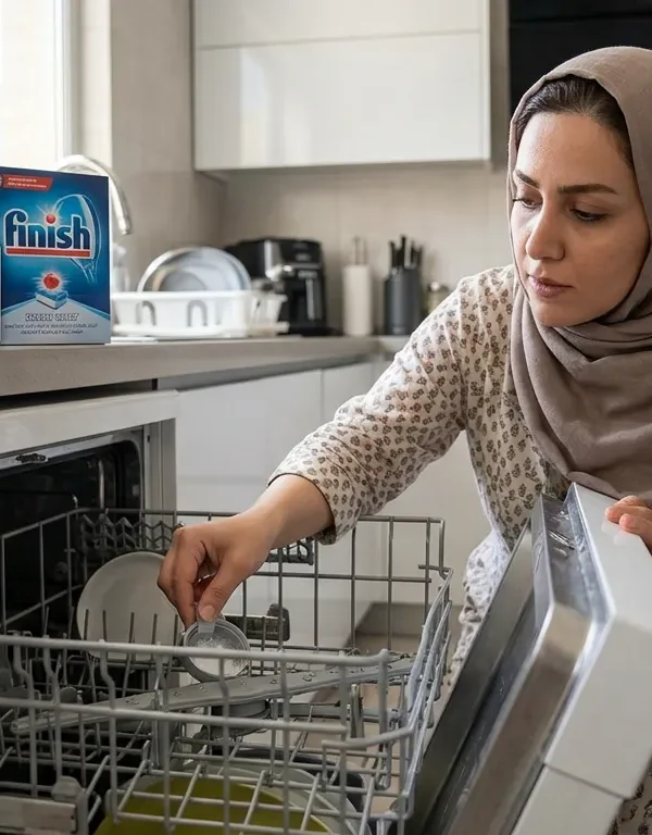 علت وجود آب در مخزن نمک ماشین ظرفشویی